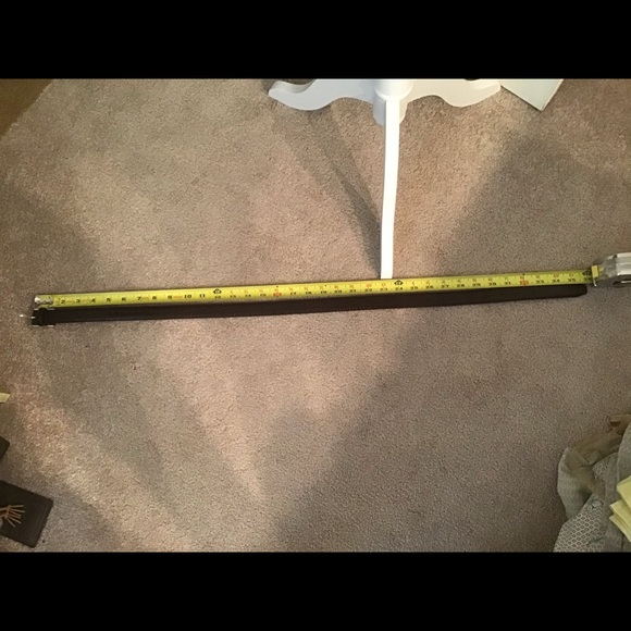 WOMENS DK BROWN RALPH LAUREN EMBOSSED CROC BELT- M - Picture 8 of 8